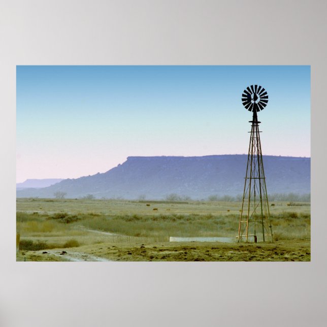Poster Majesté Blue Mesas (Devant)