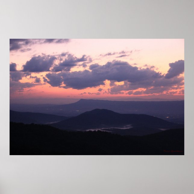 Poster Majesté de la montagne violette (Devant)