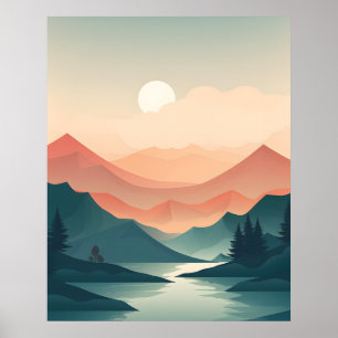Poster Majesté de la montagne : Voyage de la rivière Sunl