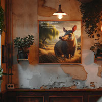 Majestic Aardvark dans Serene Field