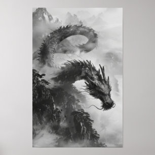 Poster Majestic Flying Eagle avec détails