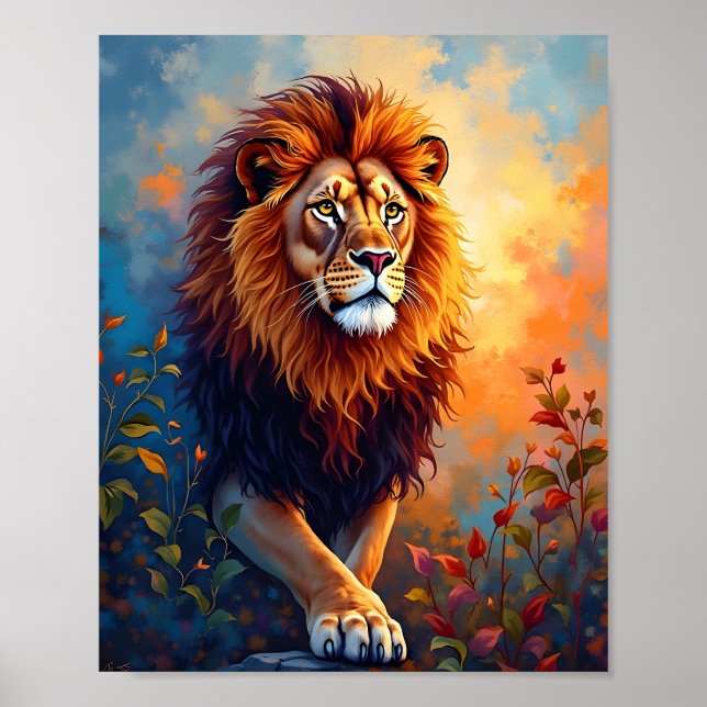 Poster Majestic Lion (Devant)