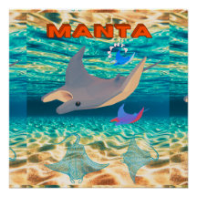 Majestic Manta Ray Design, Majesté océanique