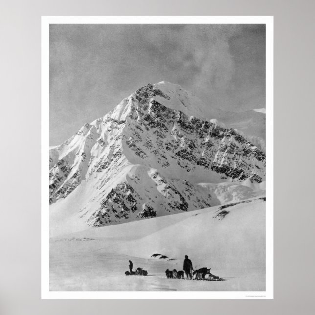 Poster Majestic Mt. McKinley 1908 (Devant)