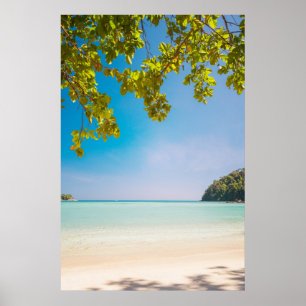 Poster Majestic Tropical Beach Photo - Surin Islands