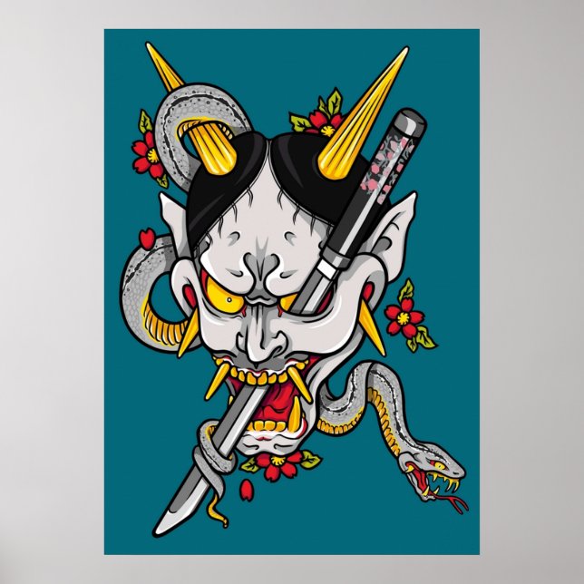 Poster Majima Goro Hannya (Devant)