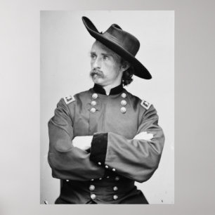 Poster Major général George Armstrong Custer 1865