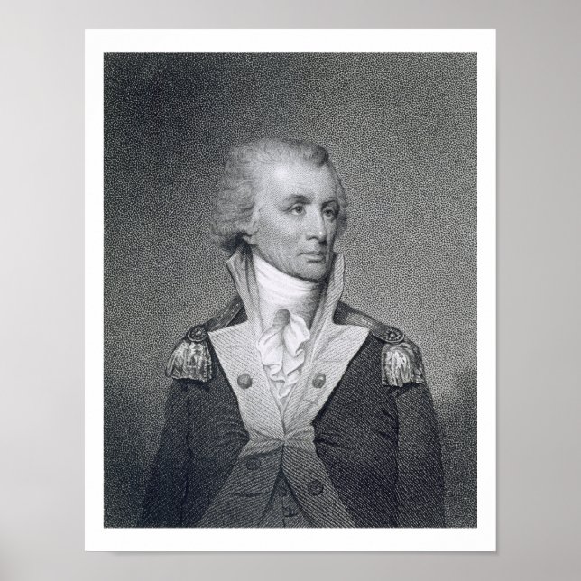 Poster Major-général Thomas Sumter (1734-1832) gravé par (Devant)
