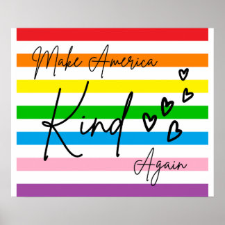 Poster Make America Kind Again