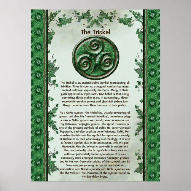 Poster Malachite Ivy Triskel Information (Devant)