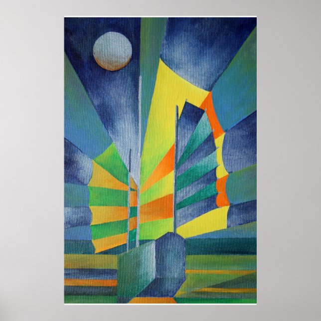 Poster Malade Par La Lumière De La Lune D'Argent (Devant)