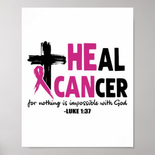 Poster Maladie Cancer Pour Rien N'Est Impossible Avec Die