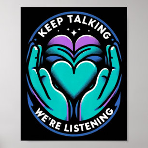 Poster Maladie Mentale Relèvement Voyage Suicide Tvp Accu