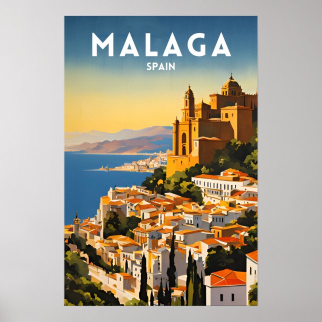 Poster Malaga (Devant)