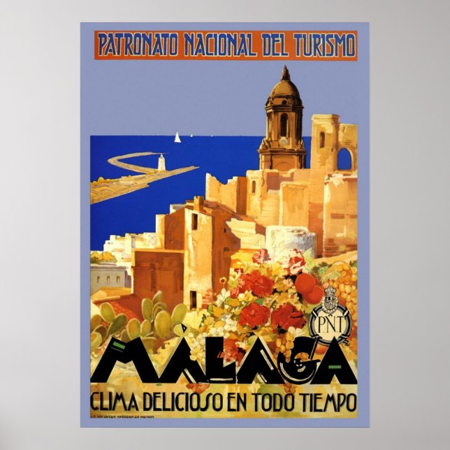POSTER MALAGA (Devant)