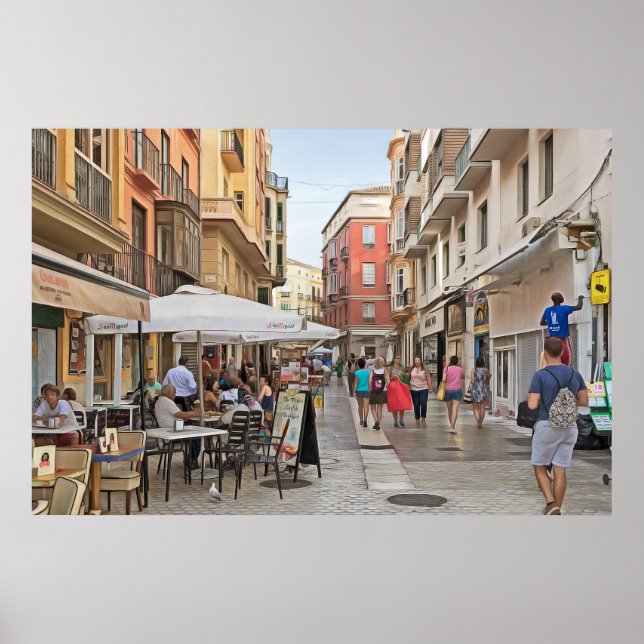 Poster Malaga. n° 23. (Devant)