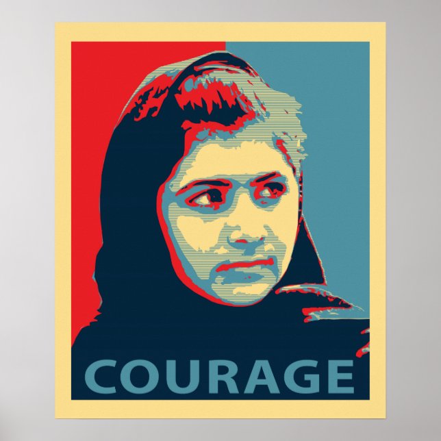 Poster Malala Yousafzai - Une photo du courage (Devant)