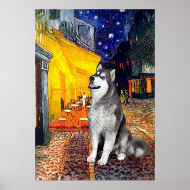 Poster Malamute en Alaska - Terrace Café (Devant)