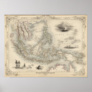 Poster Malay Archipelago, or East India Islands
