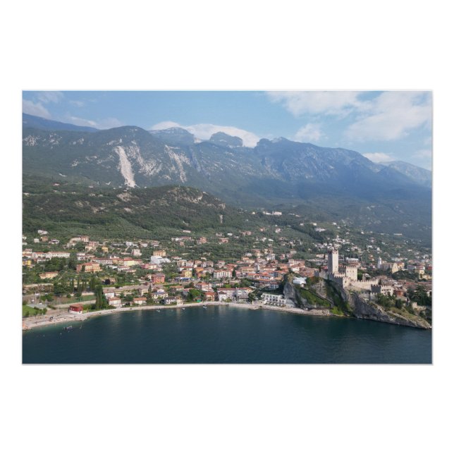 Poster Malcesine Lake Garda Italy (Devant)
