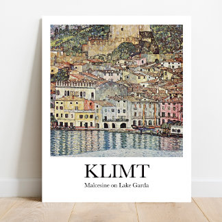 Poster Malcesine sur le lac de Garde par Gustav Klimt