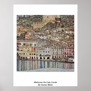 Poster Malcesine Sur Le Lac De Garde Par Gustav Klimt