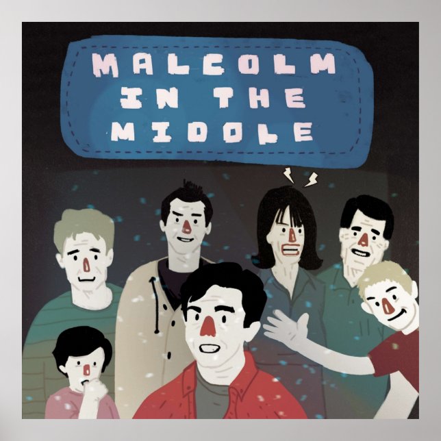 Poster Malcolm au milieu (Devant)