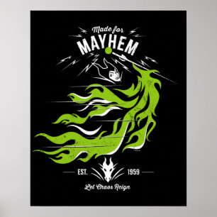 Poster Maléfique Fait pour Mayhem Que le chaos règne