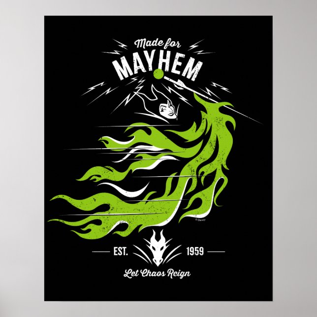 Poster Maléfique | Fait pour Mayhem | Que le chaos règne (Devant)