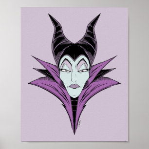 Poster Maléfique Un visage sombre