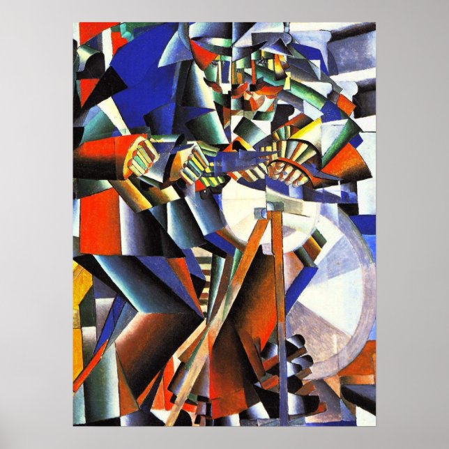 Poster Malevich Kazimir Le Knifegrinder (Devant)