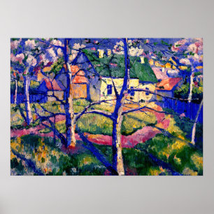 Poster Malevich - Pommiers en fleurs