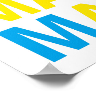 Poster MALMO Swedish Flag