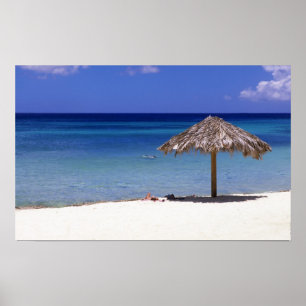 Poster Malmok Beach, Aruba, Antilles de Pays-Bas