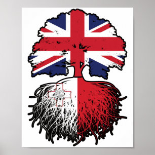 Poster Malte Maltese Royaume-Uni Royaume-Uni Royaume-Uni