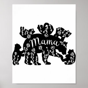 Poster Mama Bear Png JPG Pdf Files, Mama Bear Bear
