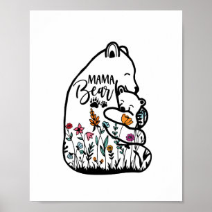 Poster Mama Bear Png JPG Pdf Files, Mama Bear Bear
