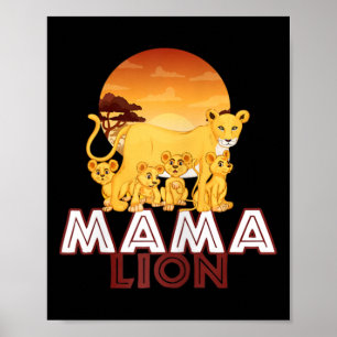 Poster Mama Lion