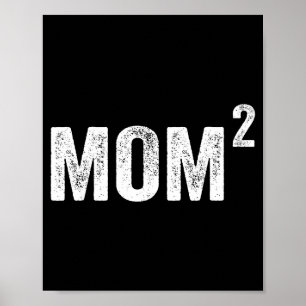Poster Maman2 maman de 2 enfants garçons filles mère