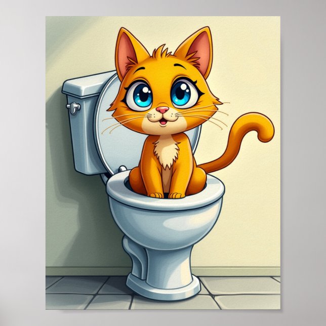 Poster Maman au chat (Devant)