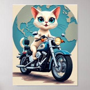 Poster Maman au chat