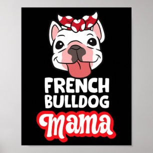 Poster Maman Bouledogue Français Maman Bouledogue Françai