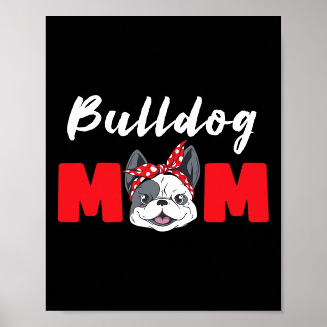 Poster Maman - Bulldog (Devant)