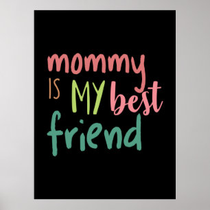 Poster Maman Cadeau Couple Est Mon Meilleur Ami
