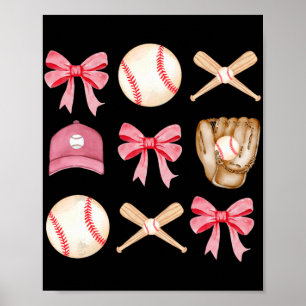 Poster Maman Coquette Fête des mères Filles Filles Baseba