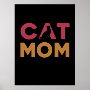 Poster Maman de chat