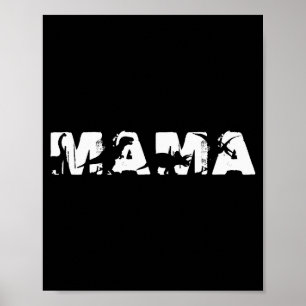 Poster Maman Dinosaure Drôle Pour La Fête Des Mères Pour