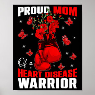 Poster Maman D'Un Guerrier Du Coeur Boîte De Sensibilisat