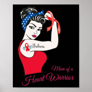 Poster Maman D'Un Guerrier Du Coeur Congénitale Congénita
