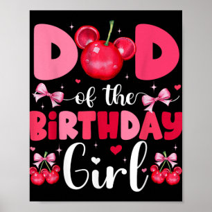 Poster Maman Et Papa De La Famille Anniversaire Cherry Bo